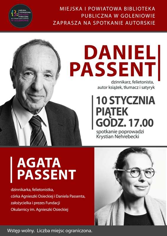 Spotkanie z Danielem Passentem i Agatą Passent